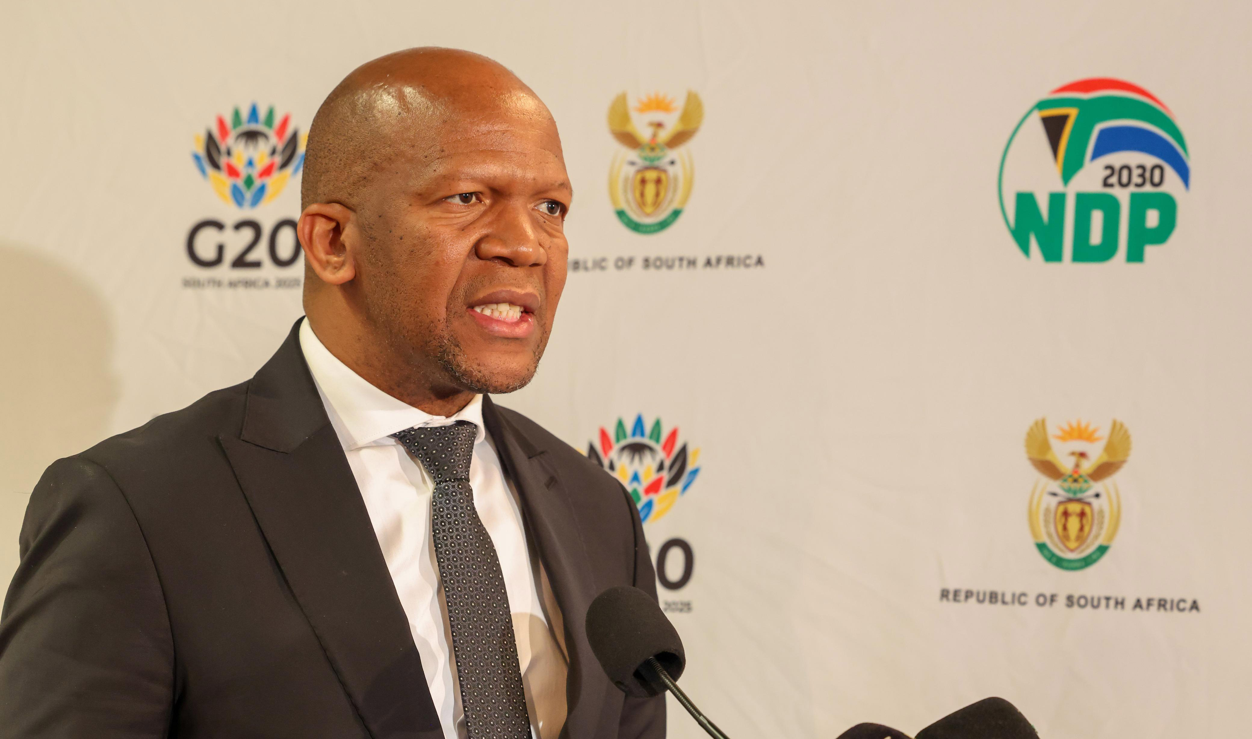 (SASSA) CEO, Mr Themba Matlou briefs media about social grants reviews on targeted beneficiaries