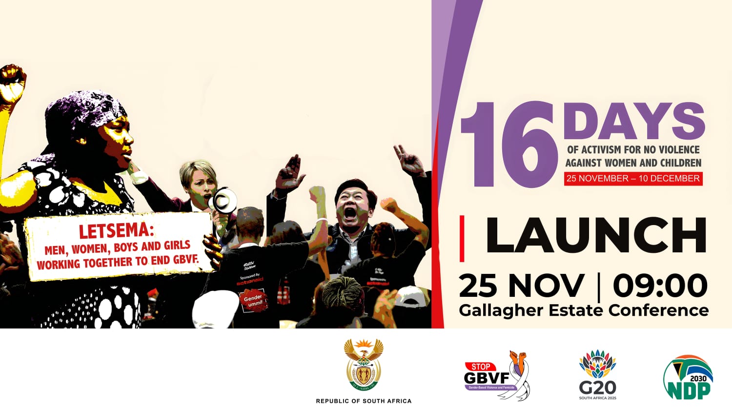 Launch of the 16 Days of Activism