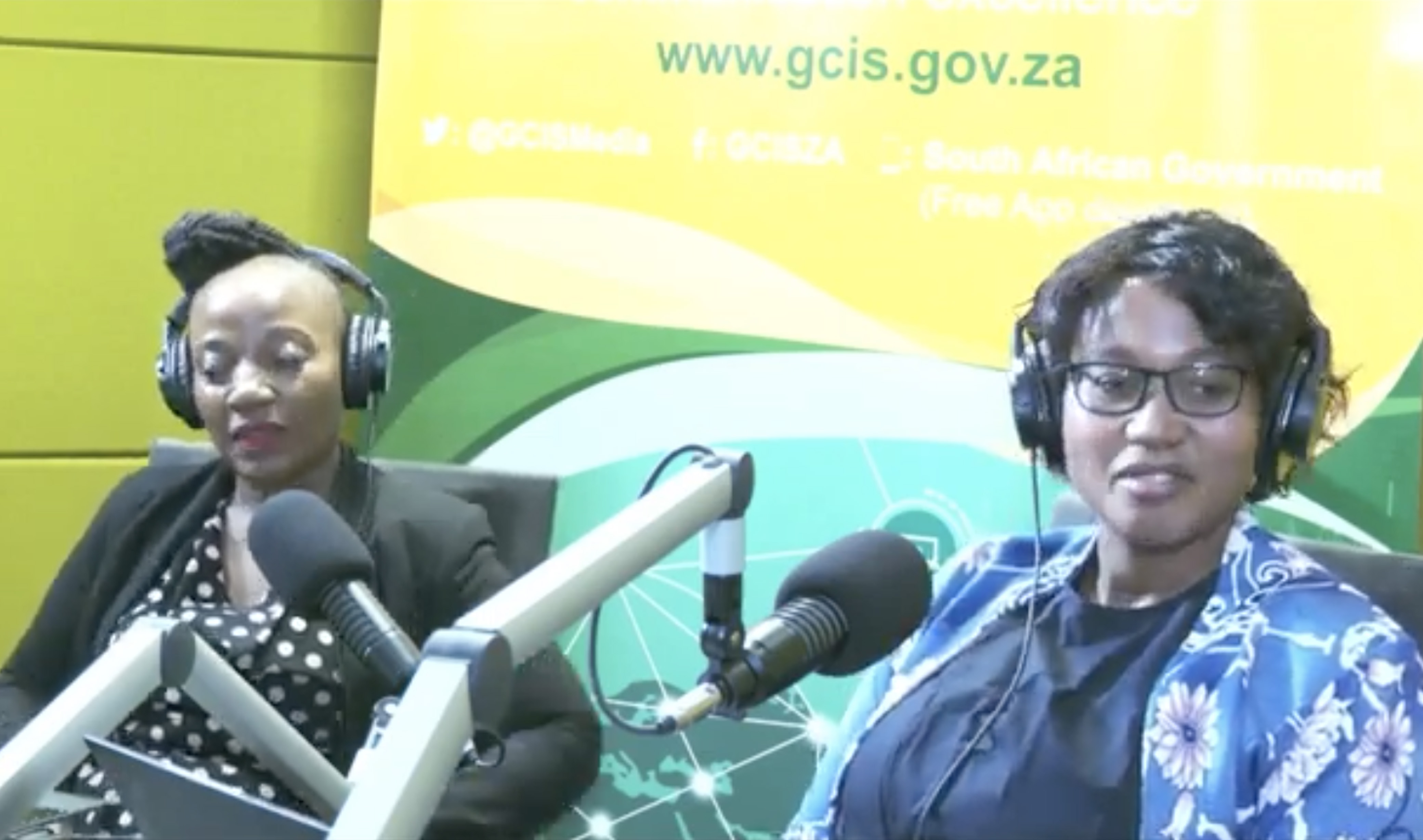 Ambassador Xolelwa Mlumbi-Peter and Ms Susan Mangole from DTIC about Trade and business finance