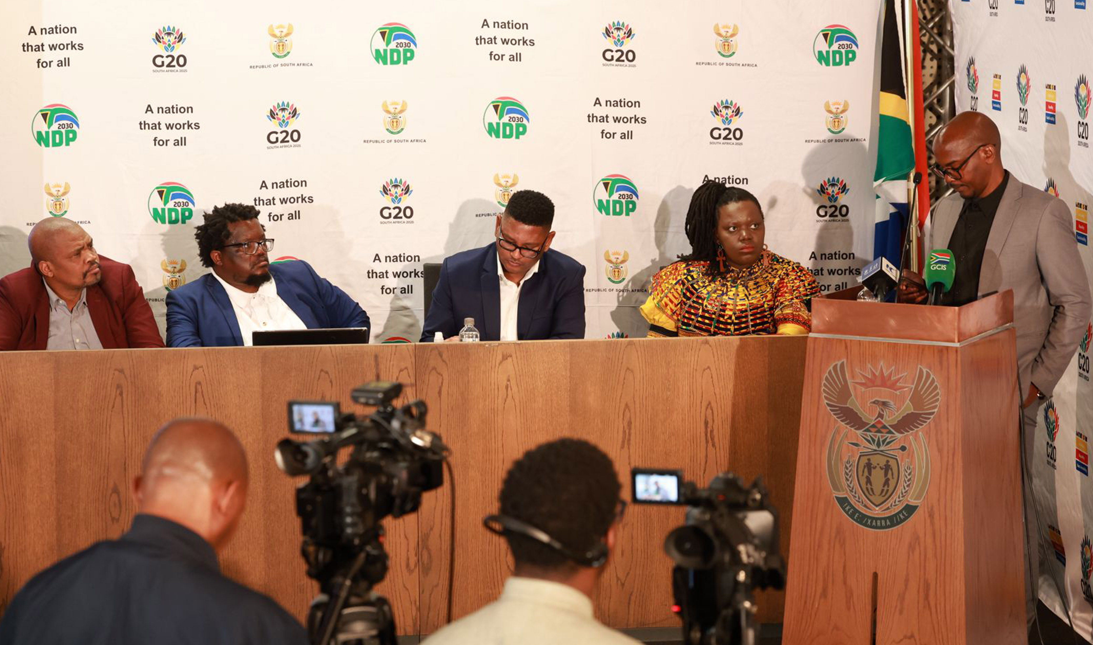 Civil 20 briefs the media on the official presentation and discussion of it's Initial Policy Draft