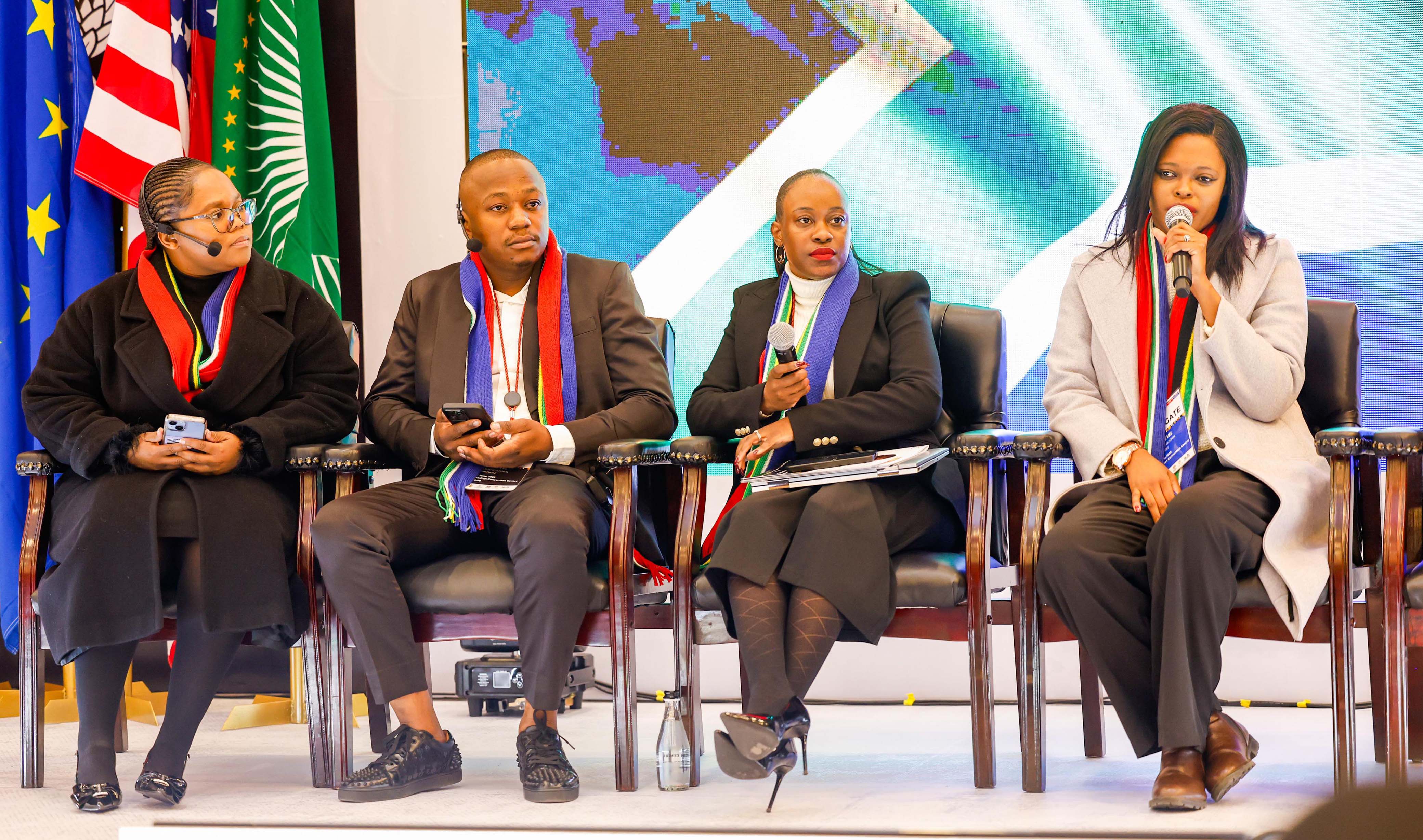 Deputy President Mashatile addresses the High-Level G20 Intergenerational Roundtable hosted by NYDA