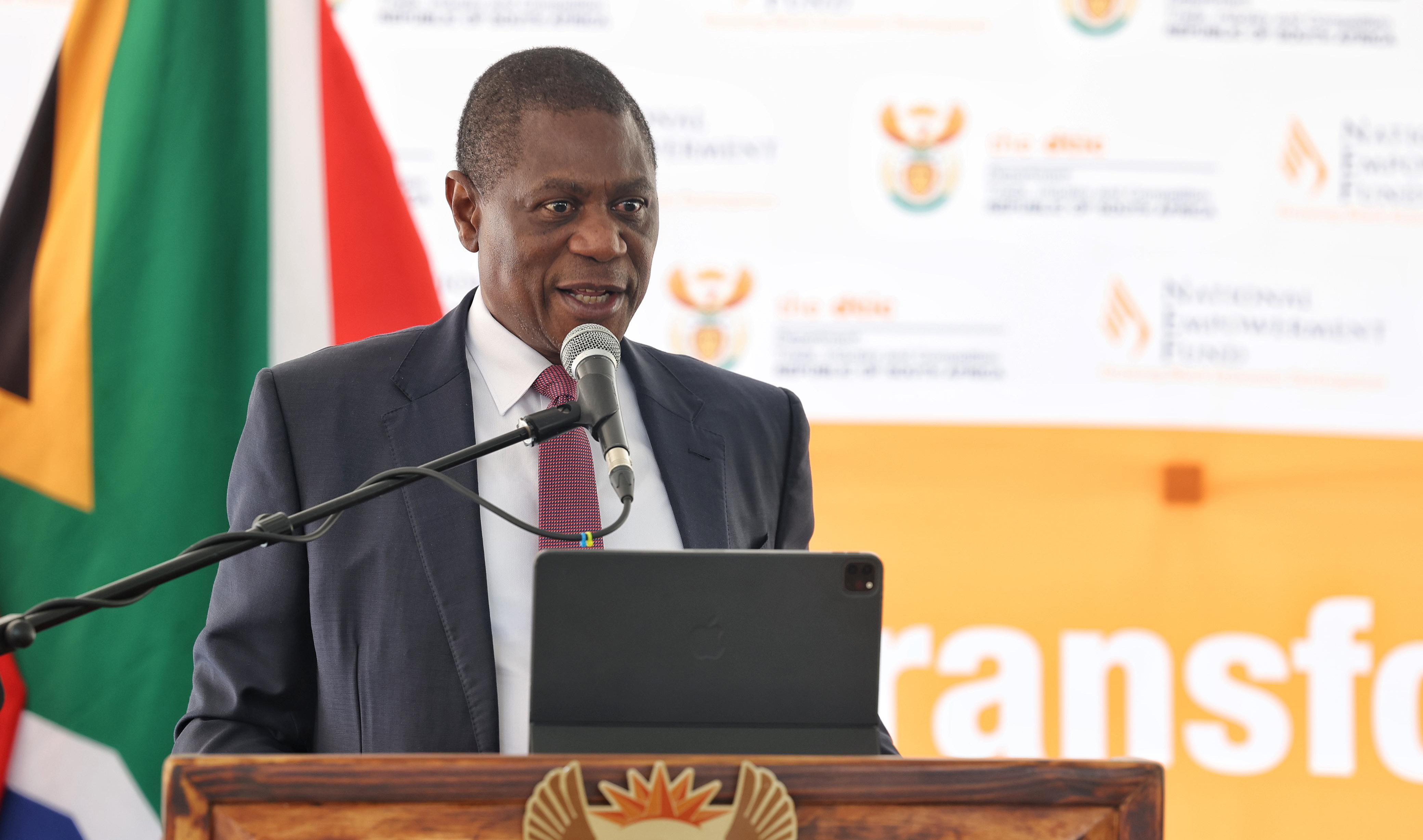 Deputy President Mashatile participates in a business Breakfast Session on the Transformation Fund