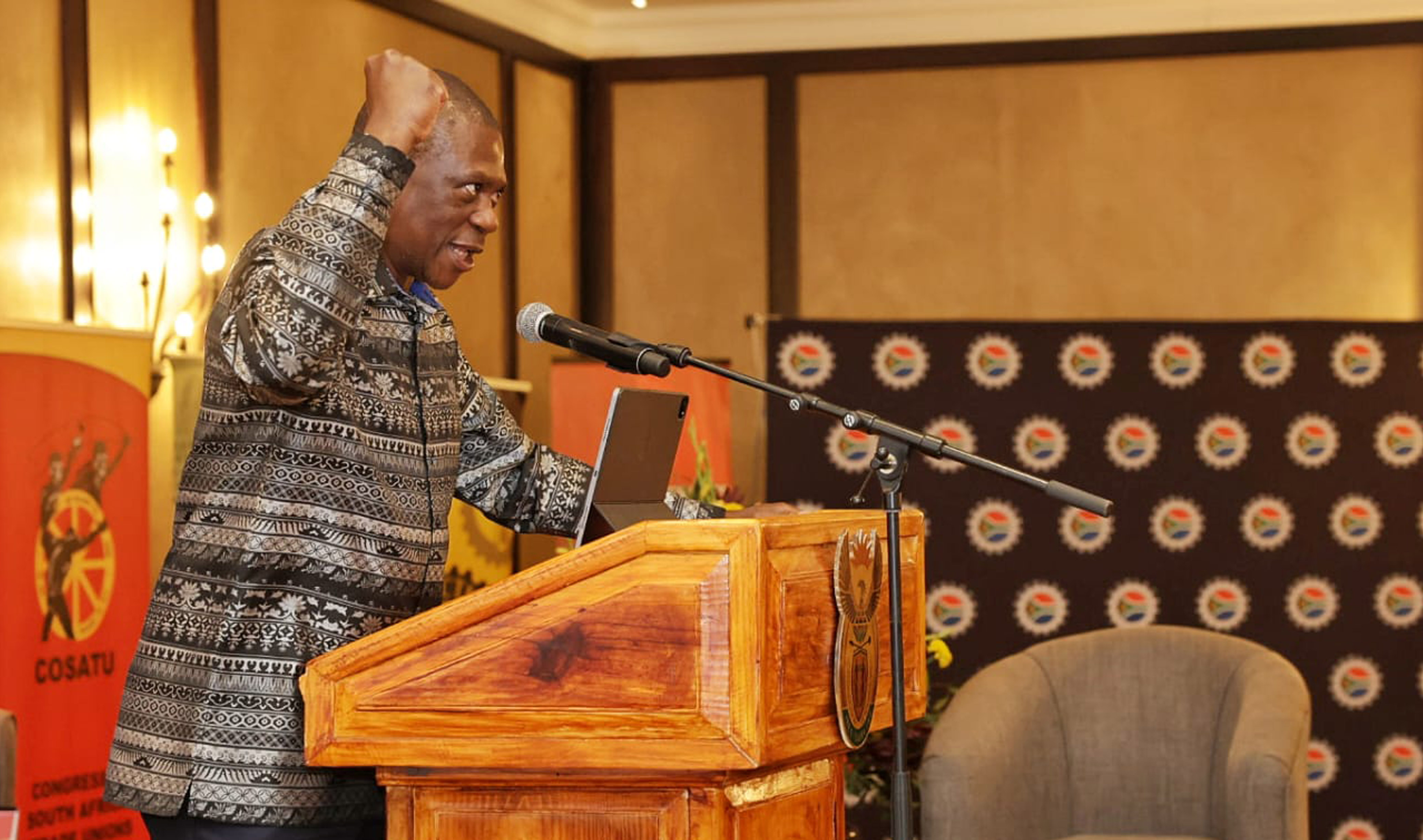 Deputy President Paulus Mashatile delivers a Keynote address, NEDLAC Annual Organized Labor school