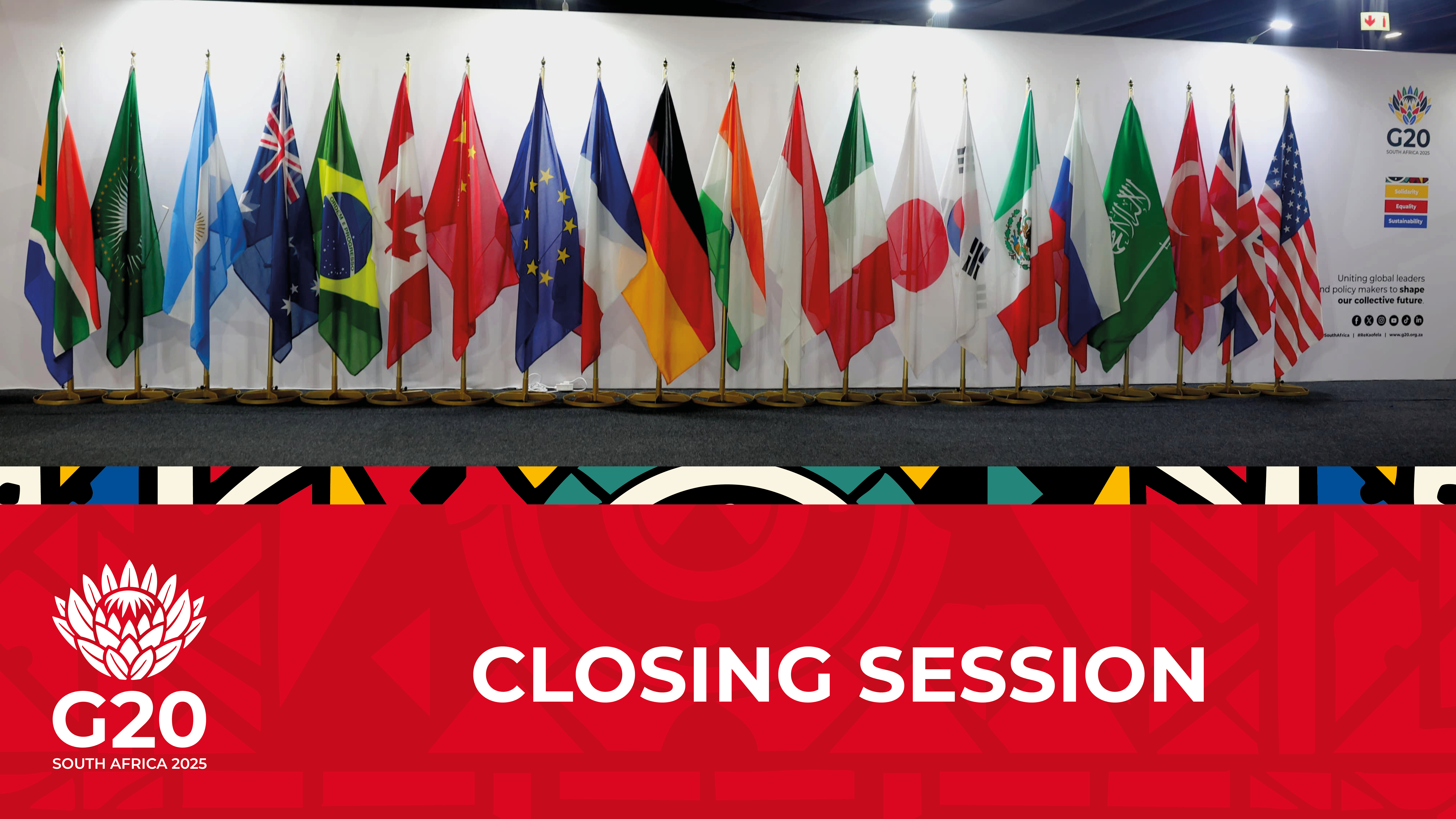 G20 Leaders Summit Closing Ceremony