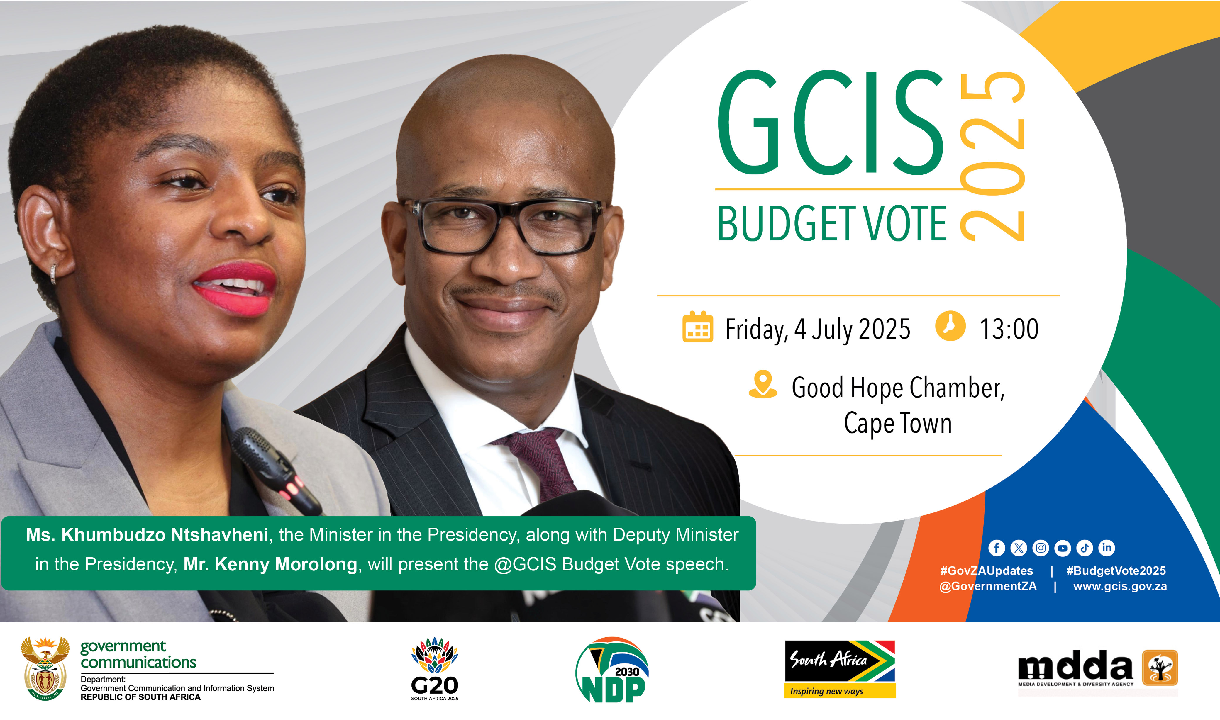 Debate on Vote 4: Government Communications and Information System, 4 July 2025