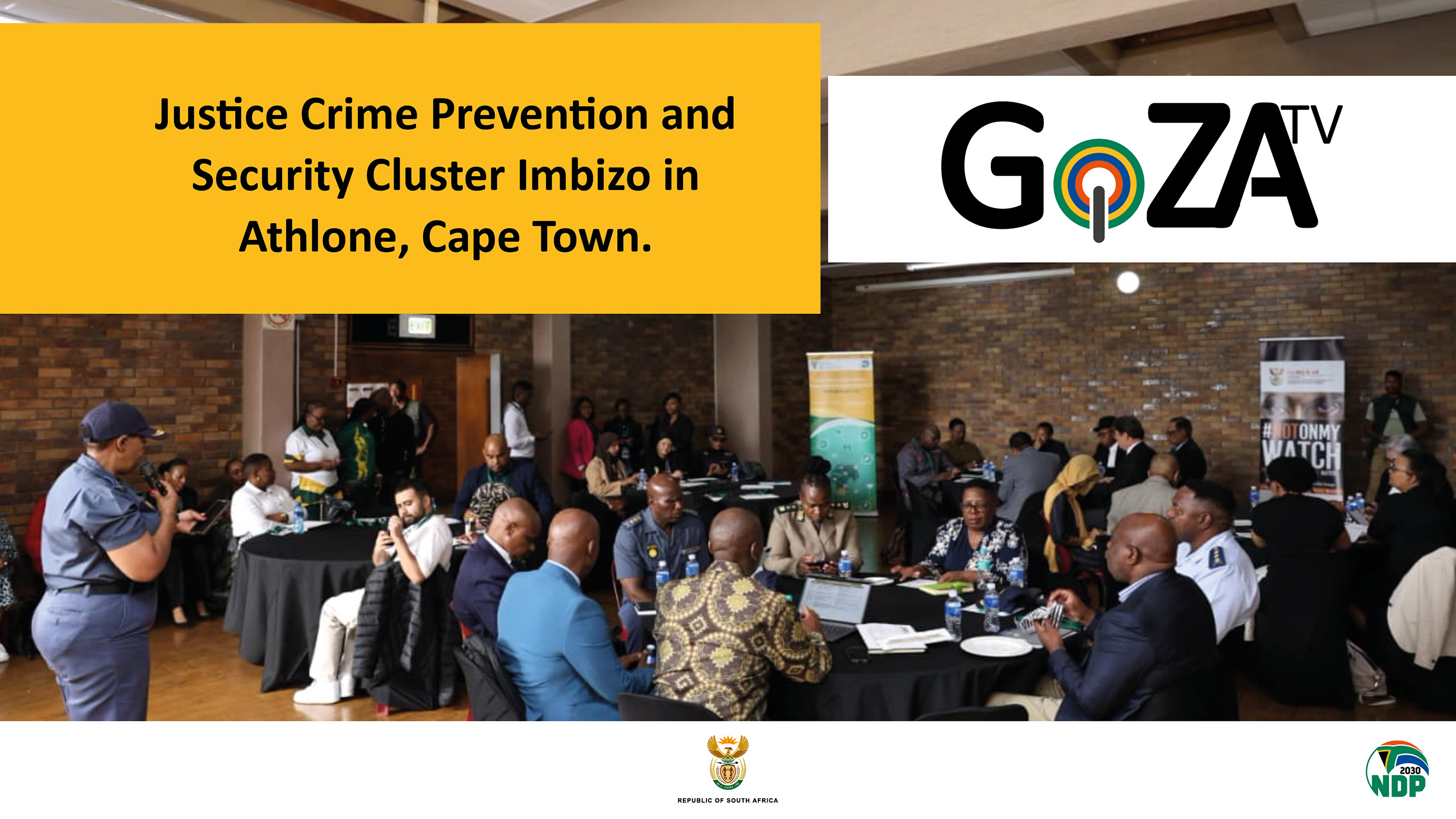 Justice Crime Prevention and Security Cluster Imbizo in Athlone, Cape Town - Part 1
