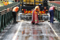 Minister Dean Mcpherson and DM Sihle Zikalala handover  three Welisizwe Bridges in KZN