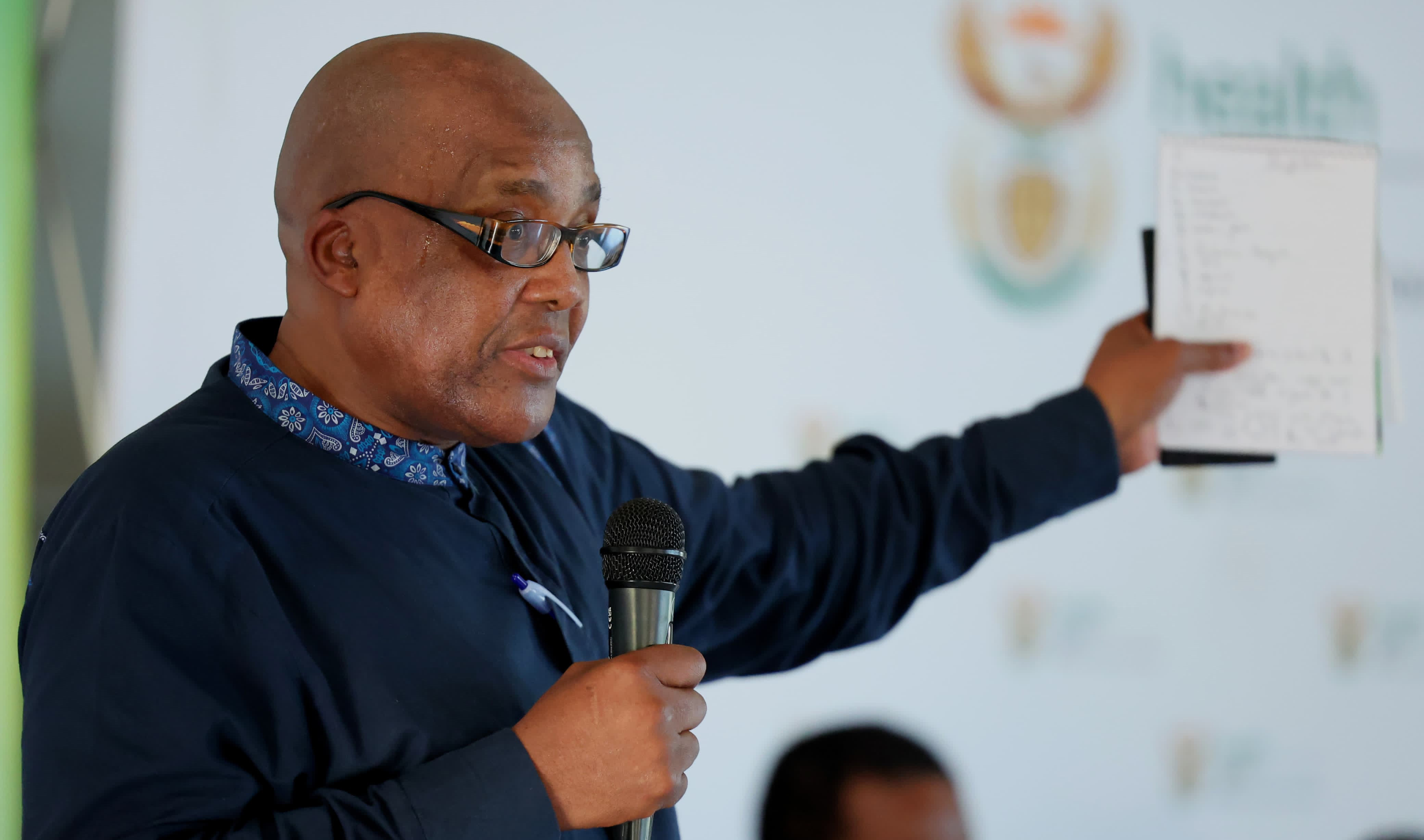 Minister of Health, Dr Motsoaledi at the PLHIV policy in action accountability meeting