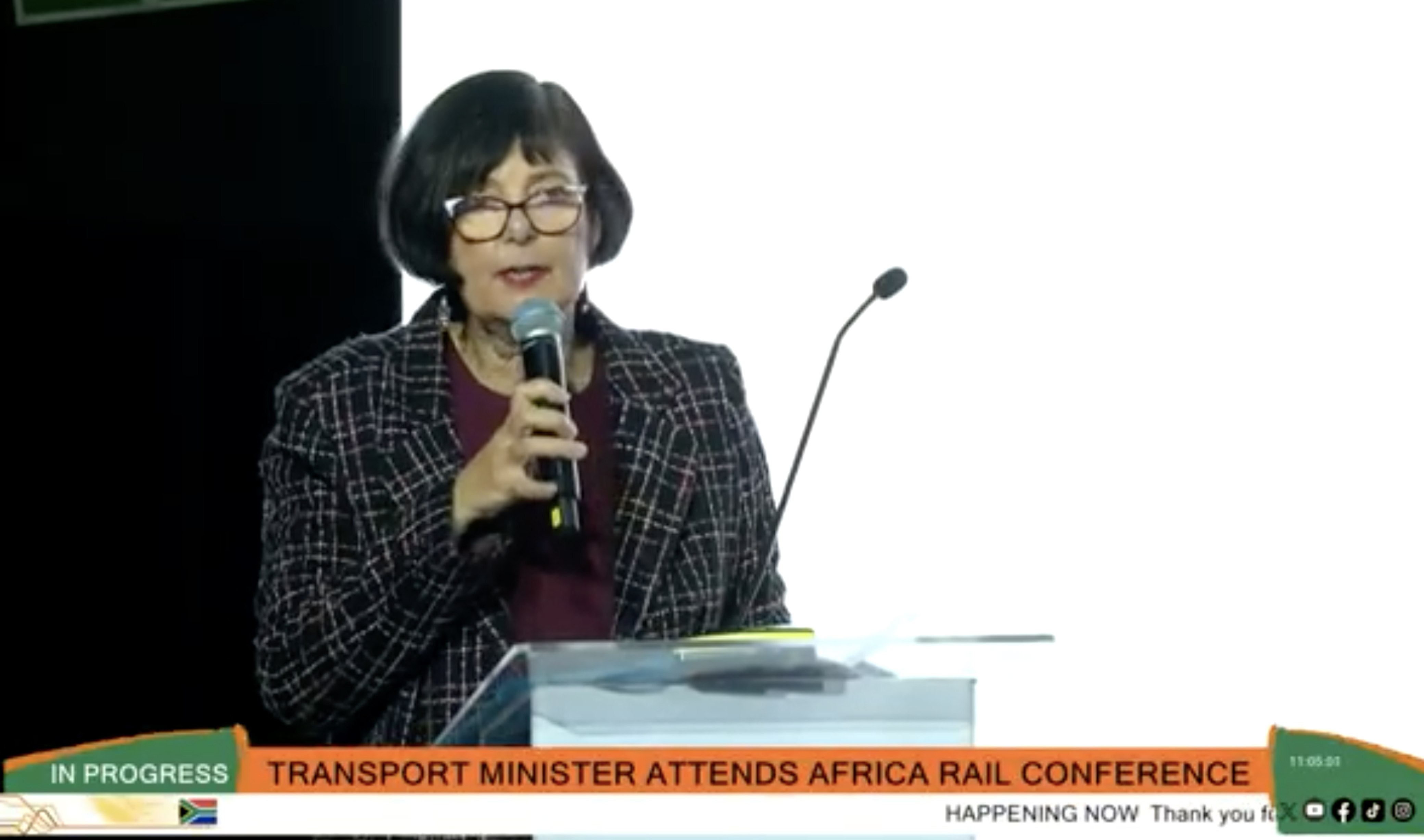 Minister of Transport Barbara Creecy Attends The Africa Rail 2025 Conference