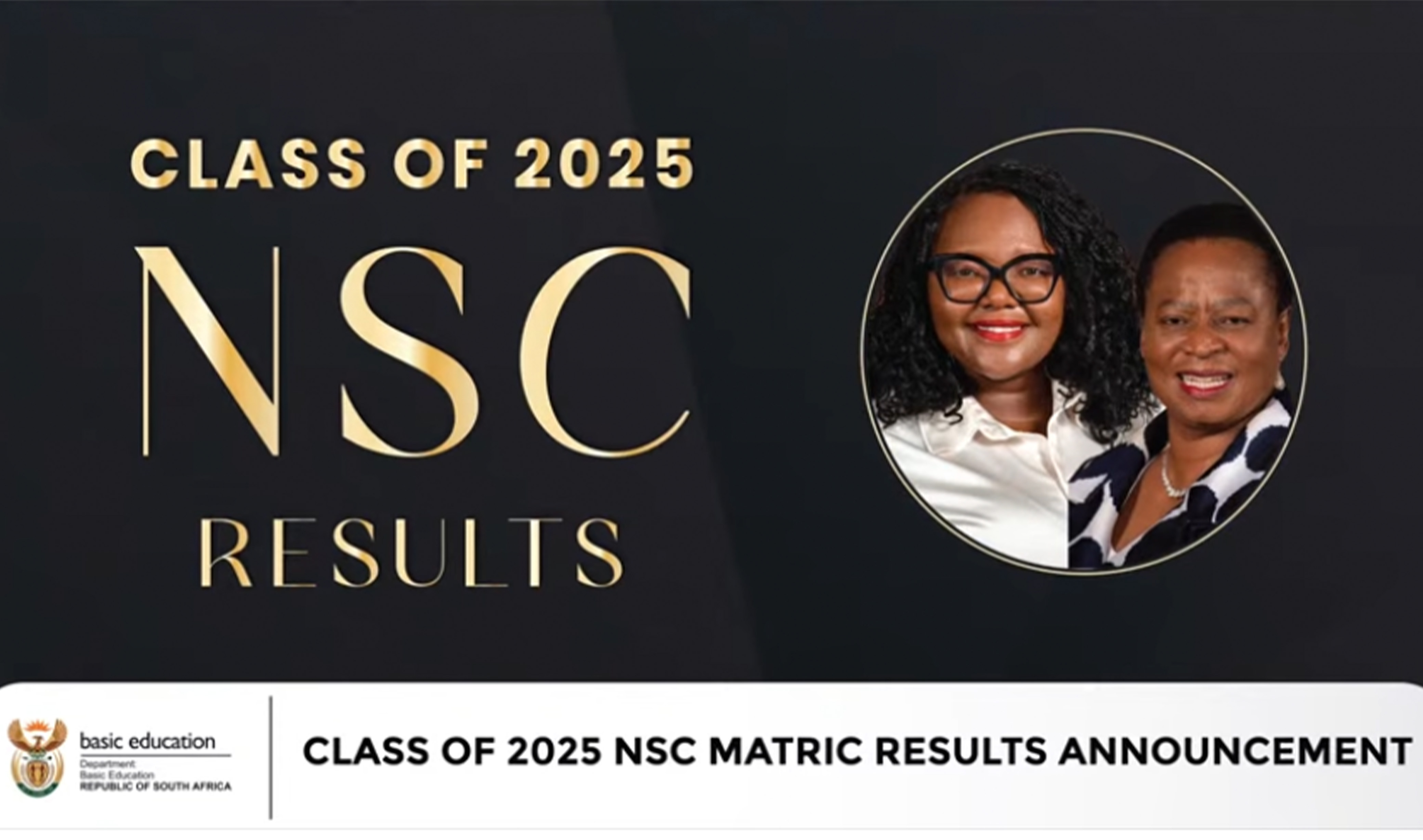 National Senior Certificate Matric results Announcement 2025