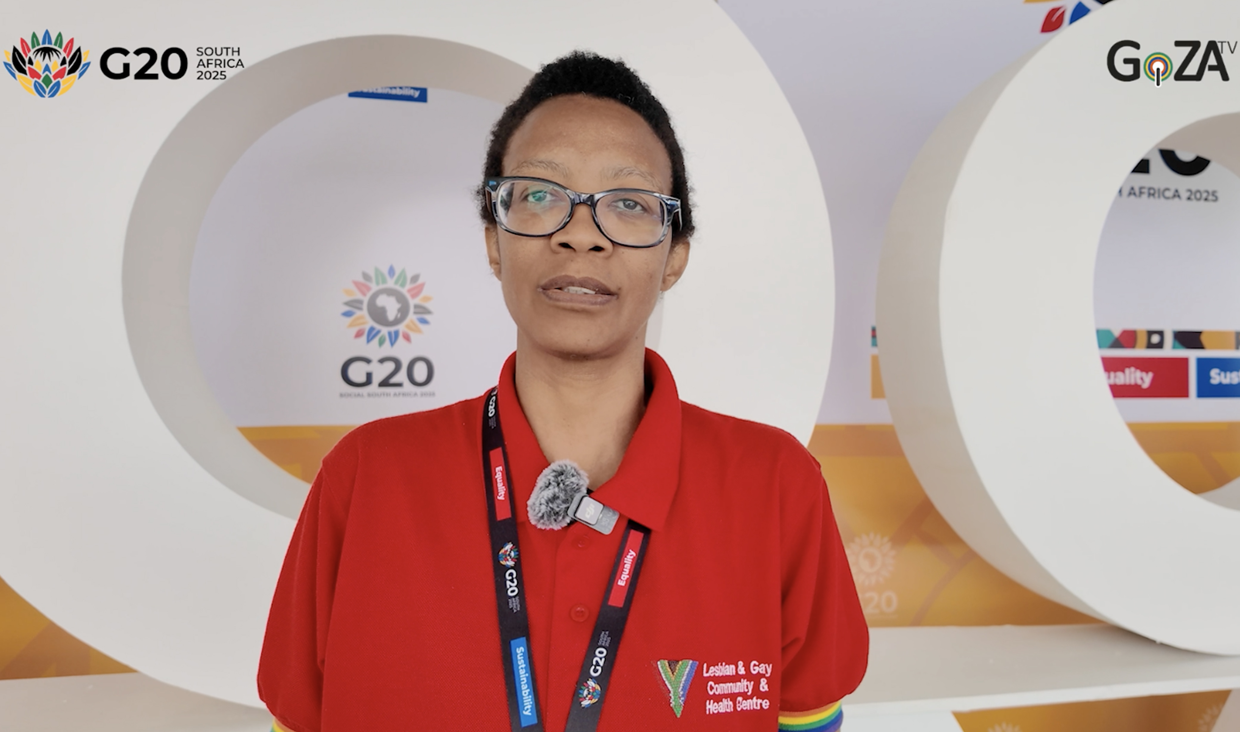 Nonhlanhla Mkhize - SANAC Chairperson LGBTQIA+ Sector G20 Social Summit