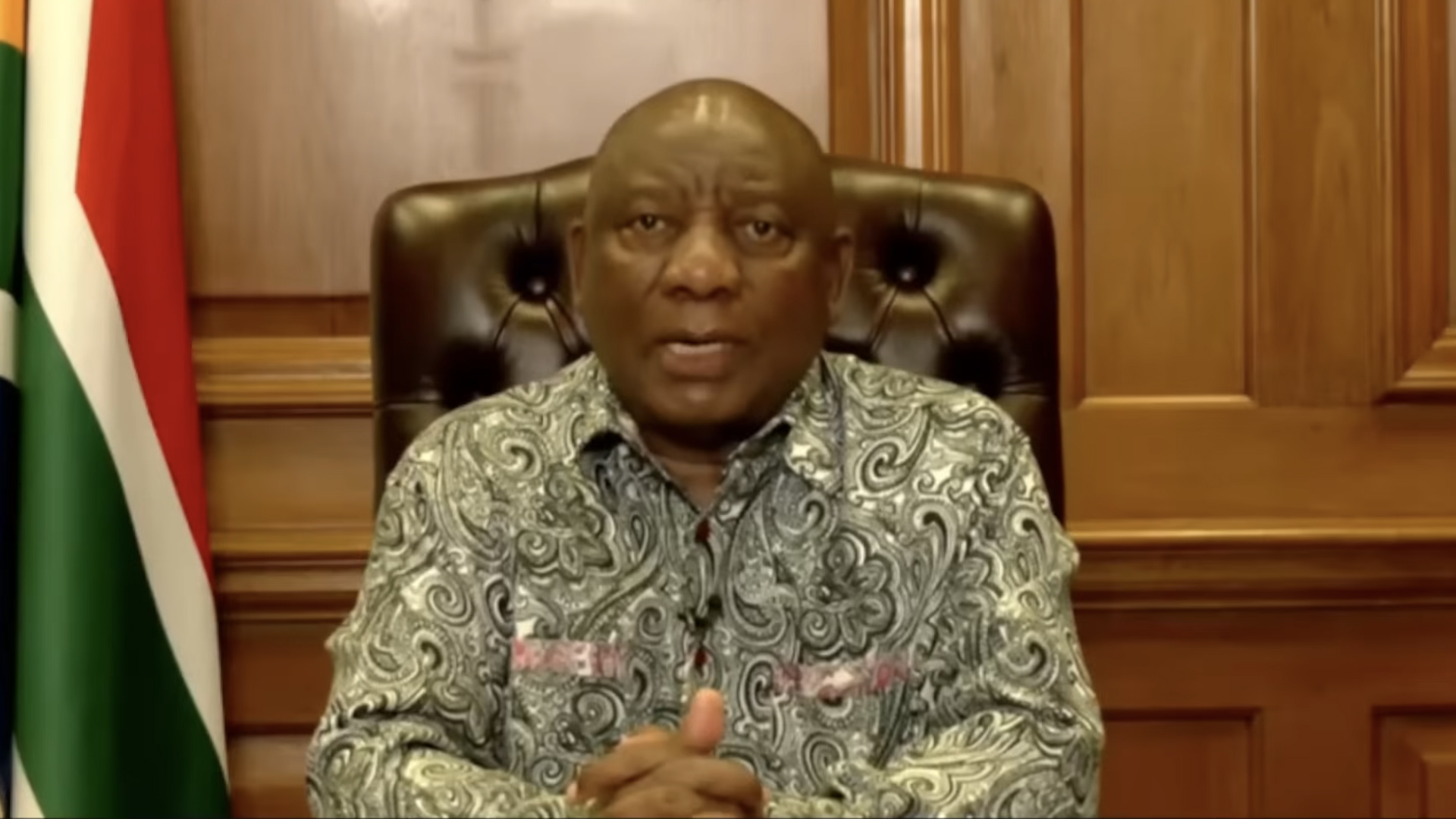 President Cyril Ramaphosa addresses the Nation following the country's Presidency of the G20