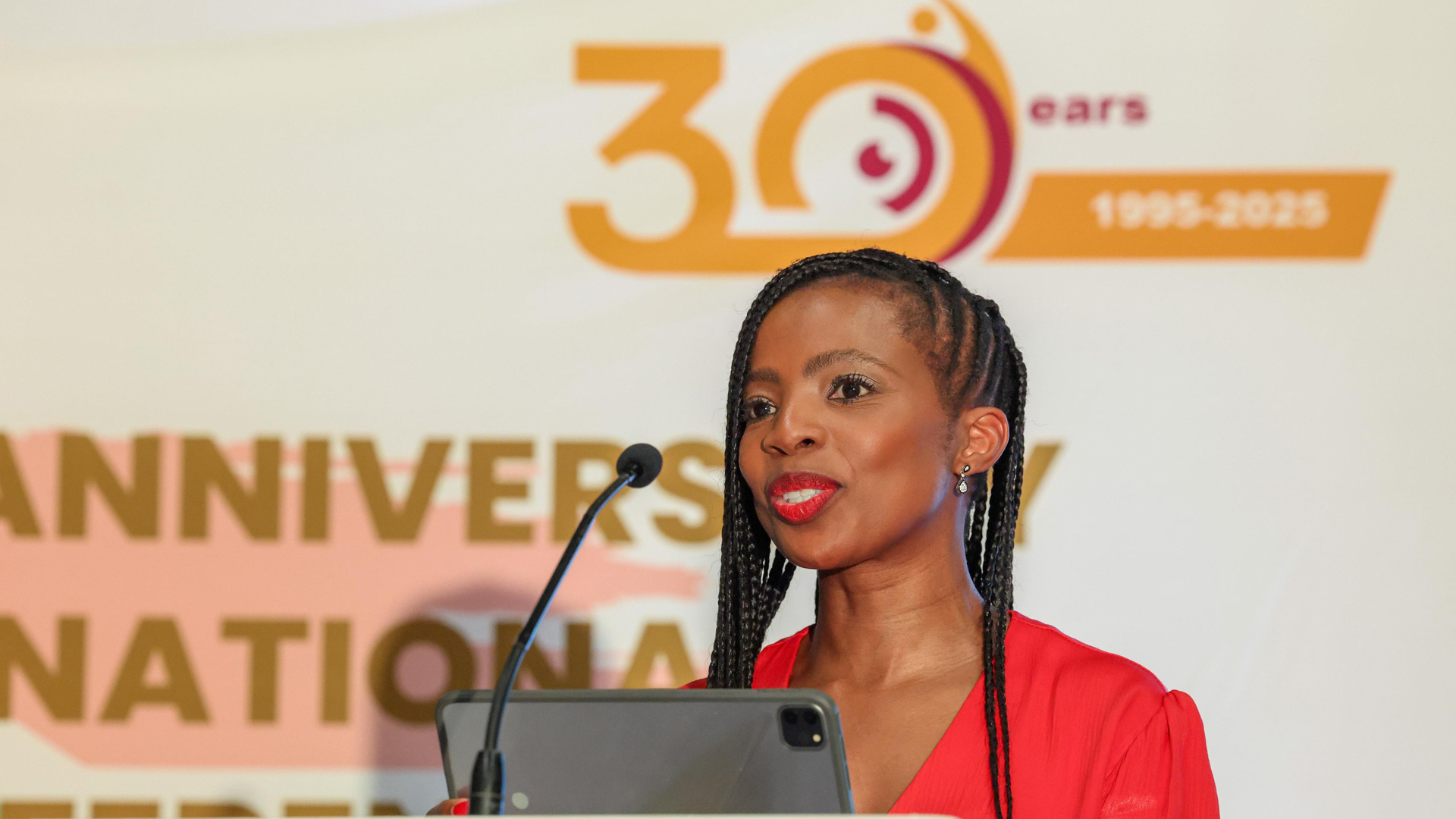 President Cyril Ramaphosa delivers the keynote address at the PUBLIC PROTECTOR SA-30TH ANNIVERSARY