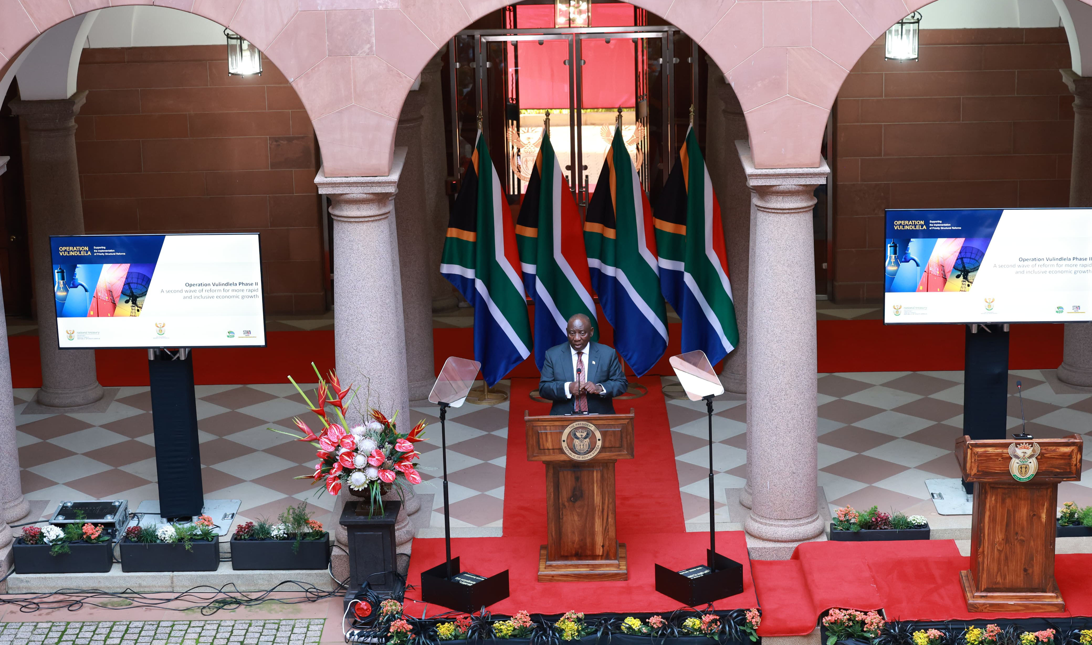 President Cyril Ramaphosa launches the second phase of Operation Vulindlela