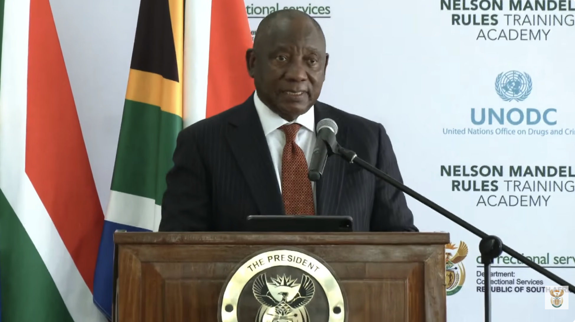 President Cyril Ramaphosa opens Nelson Mandela Rules Training Academy
