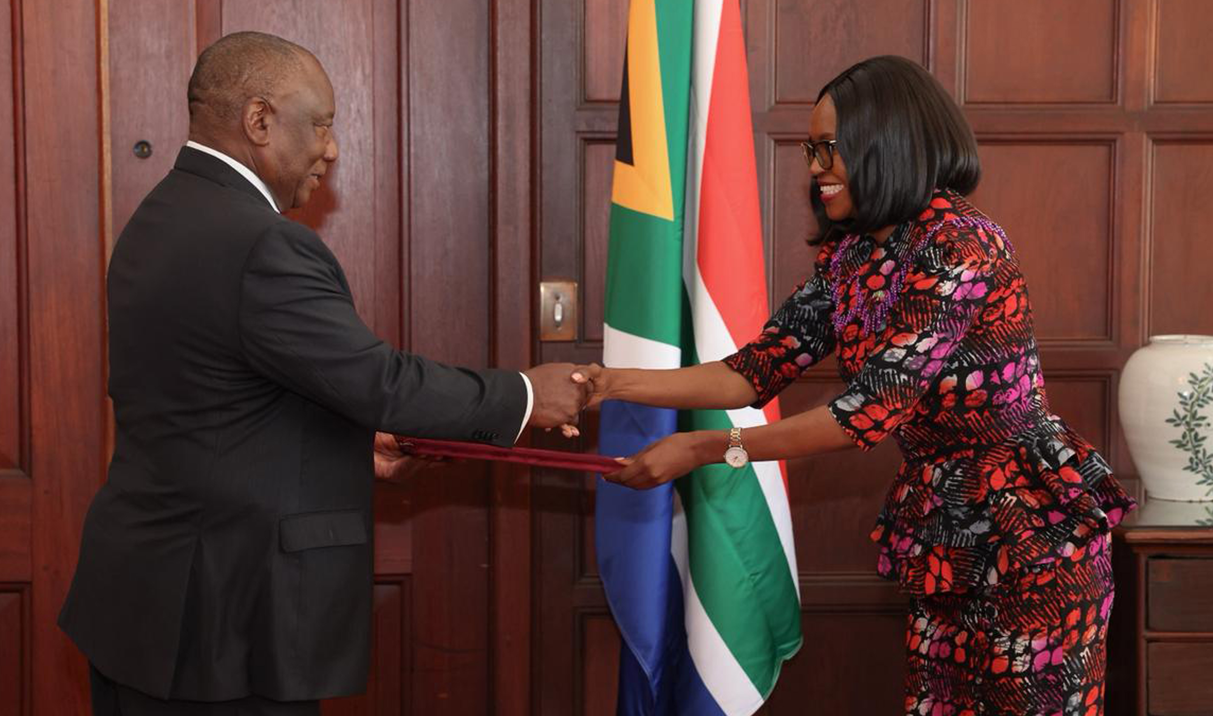 President Cyril Ramaphosa receives Letters of Credence