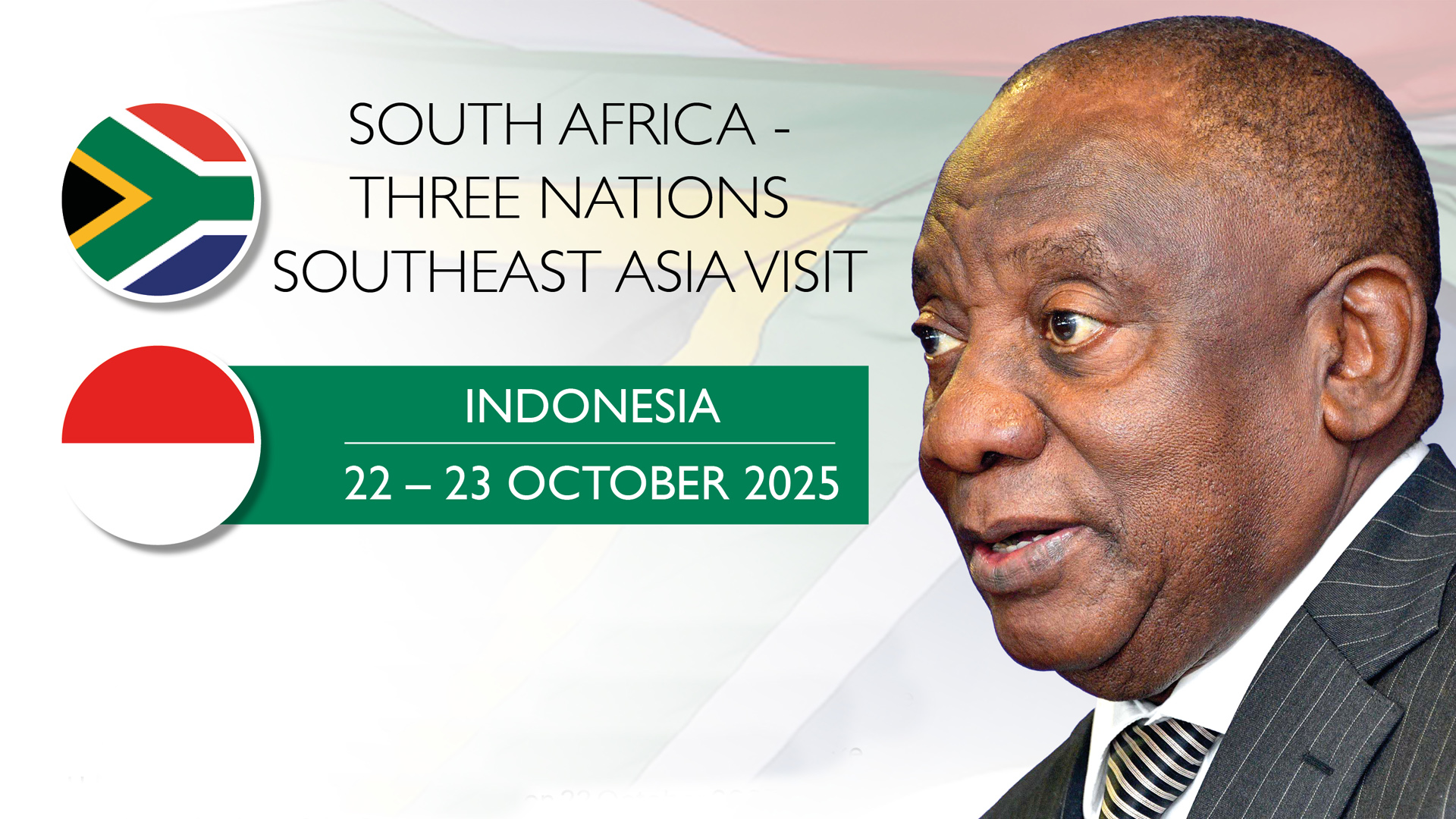 President Cyril Ramaphosa on the State Visit to Indonesia