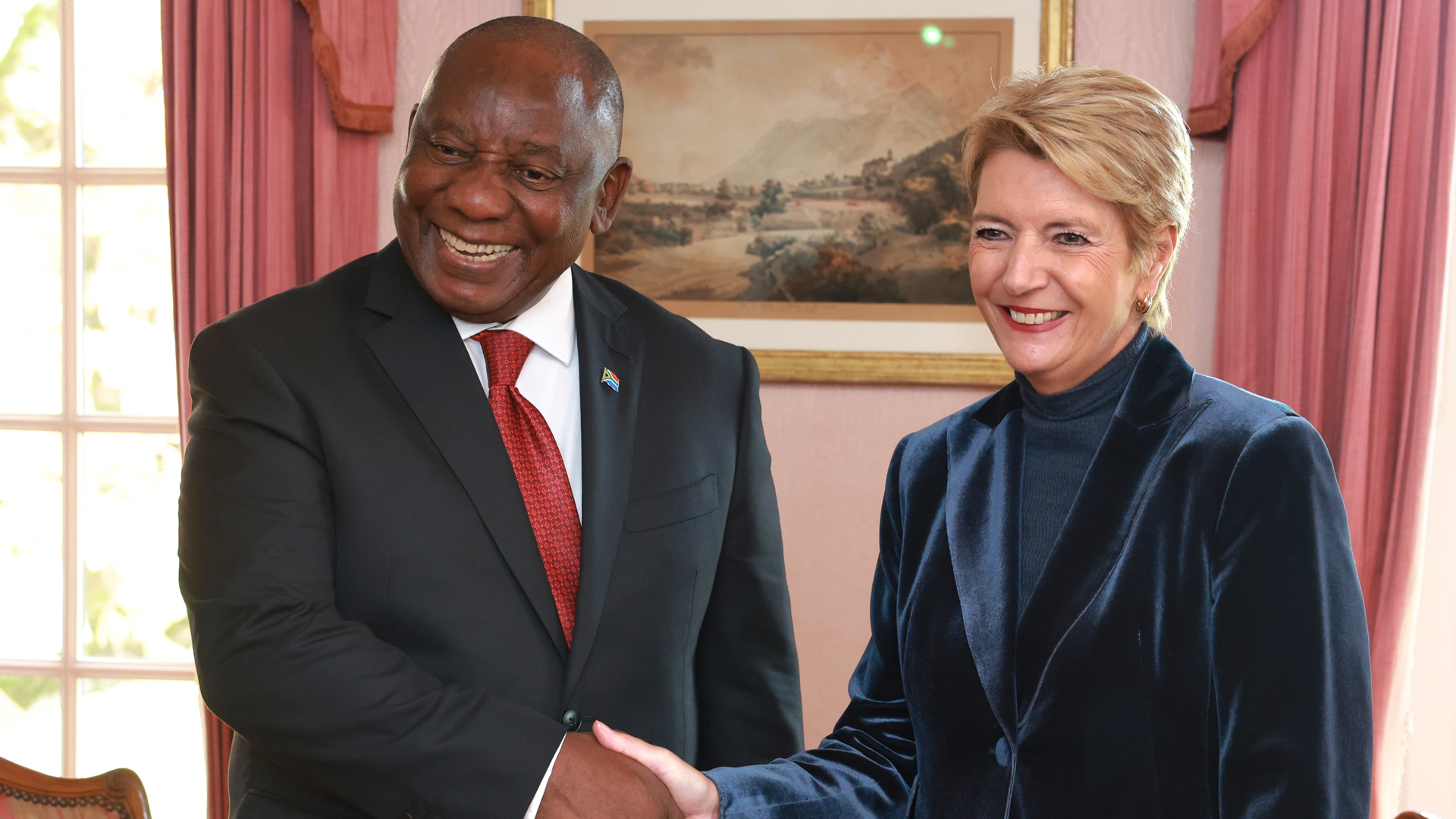 Press Conference by Presidents Ramaphosa and Keller-Sutter during State Visit in Switzwerland