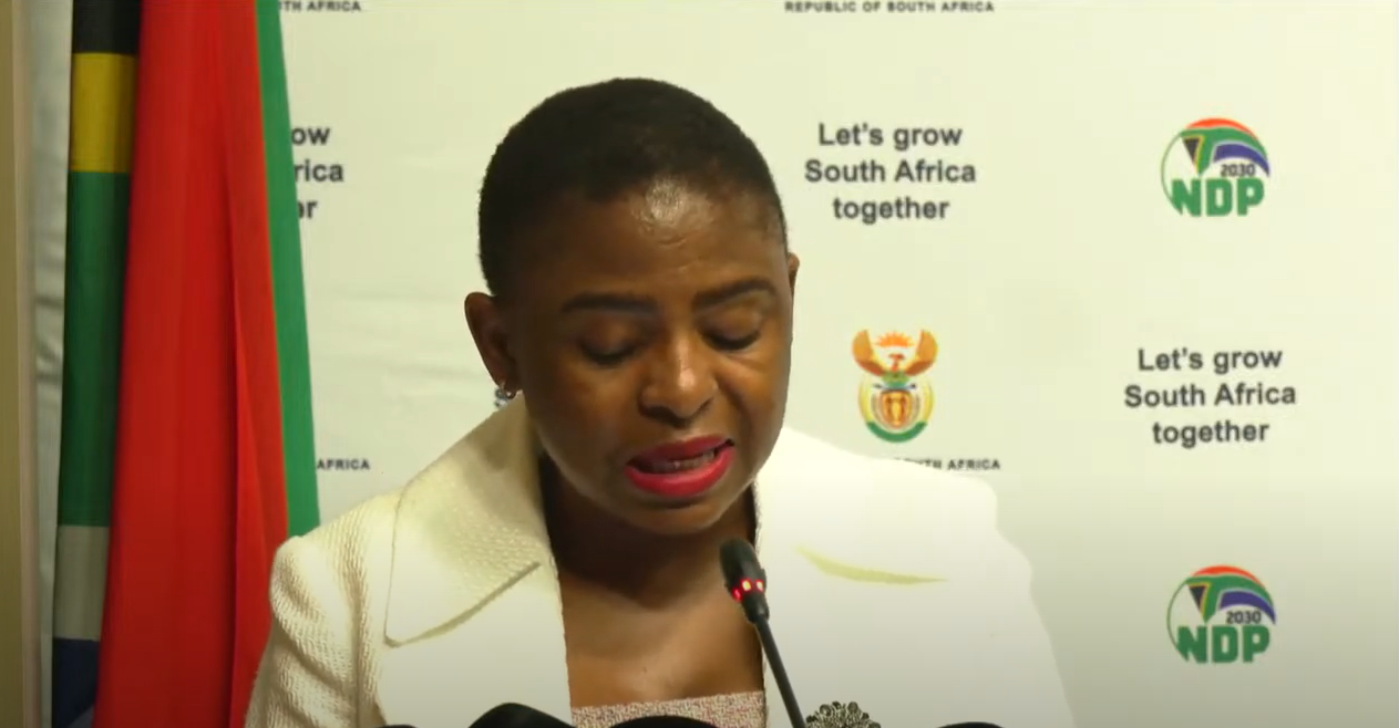 Minister Khumbudzo Ntshavheni briefs media on outcomes of Cabinet meeting