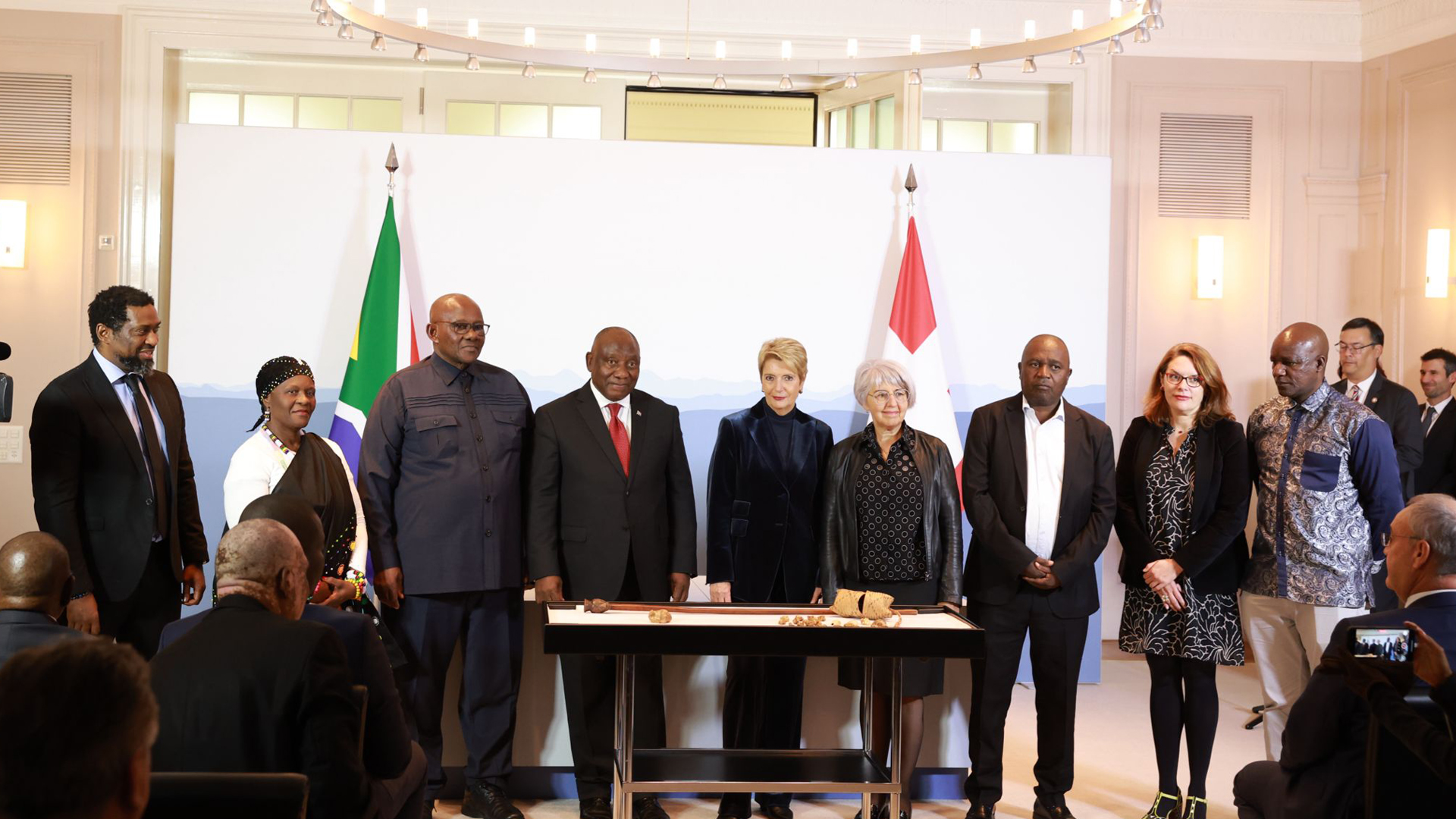 Signing Ceremony of Agreements of Understanding & the presentation of the restituted cultural goods