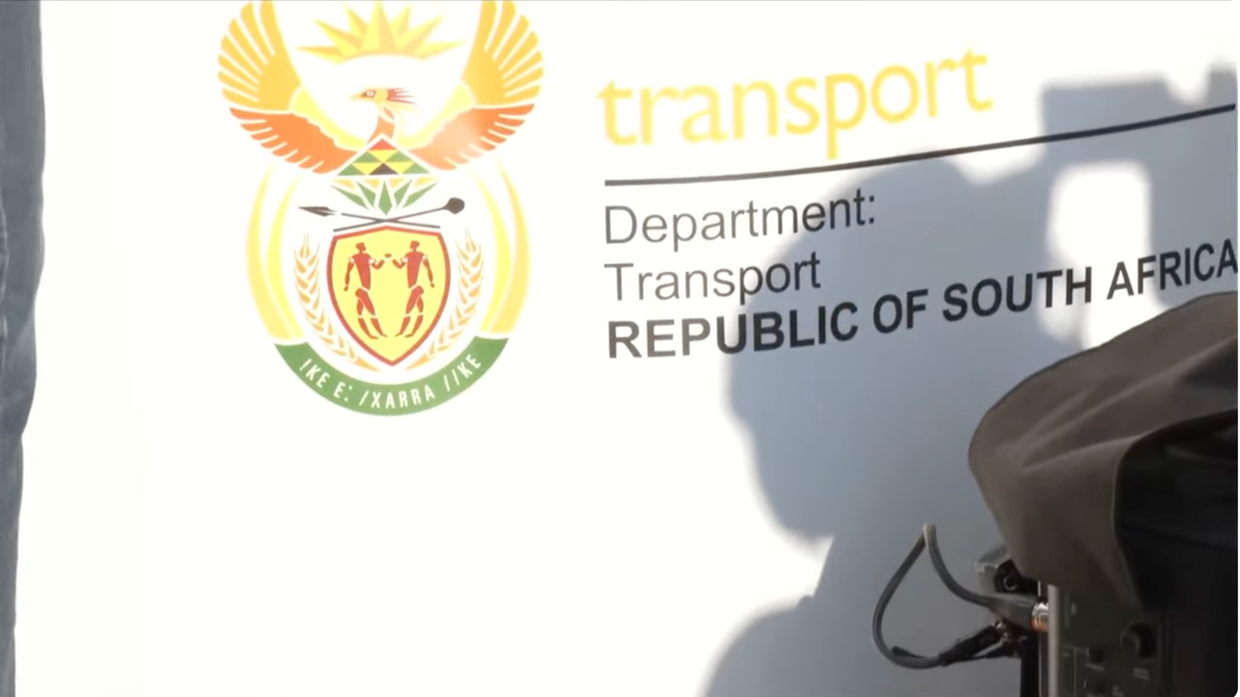 Minister of Transport Ms. Barbara Creecy inspects scholar transport