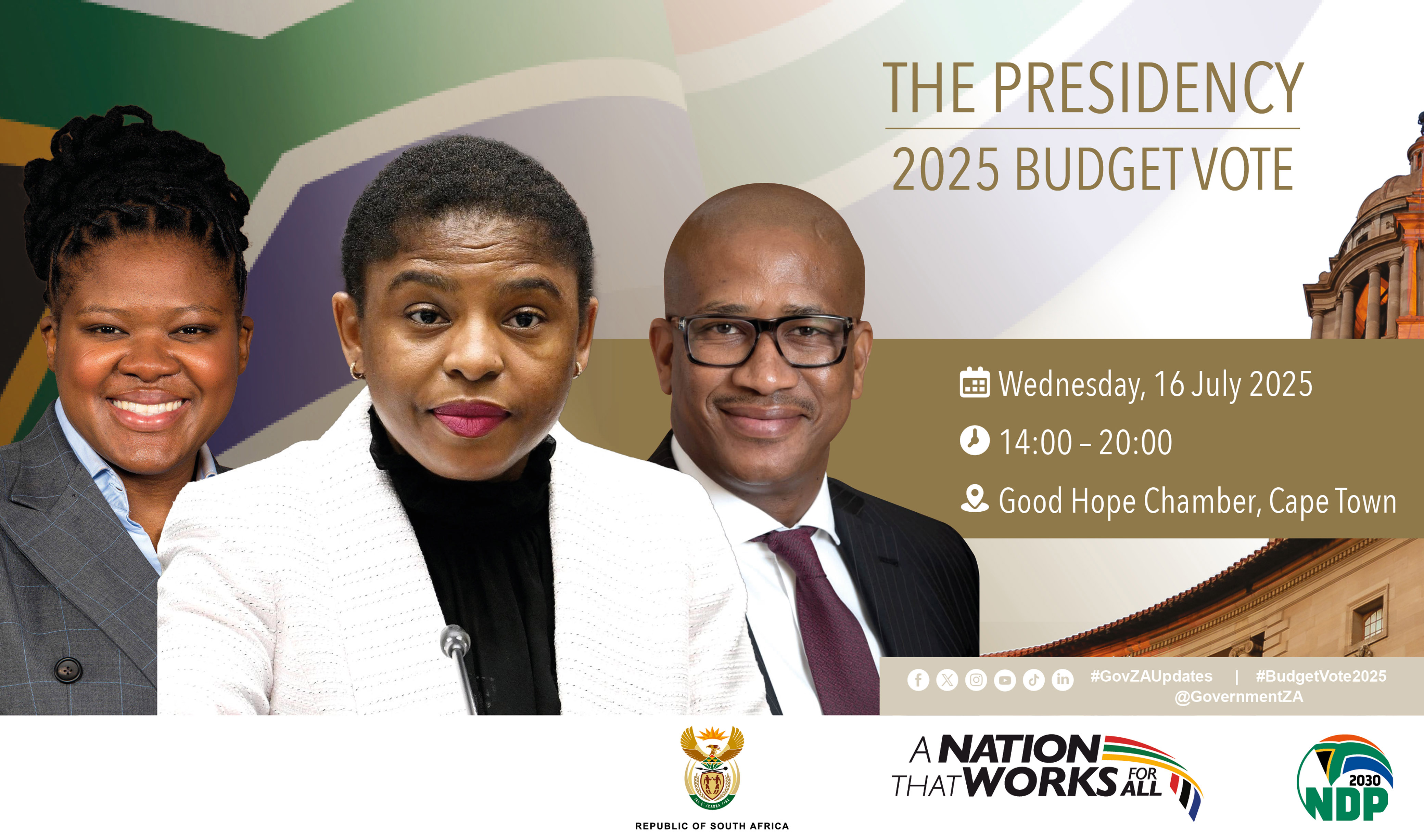 President Cyril Ramaphosa presents the Presidency Budget Vote to Parliament