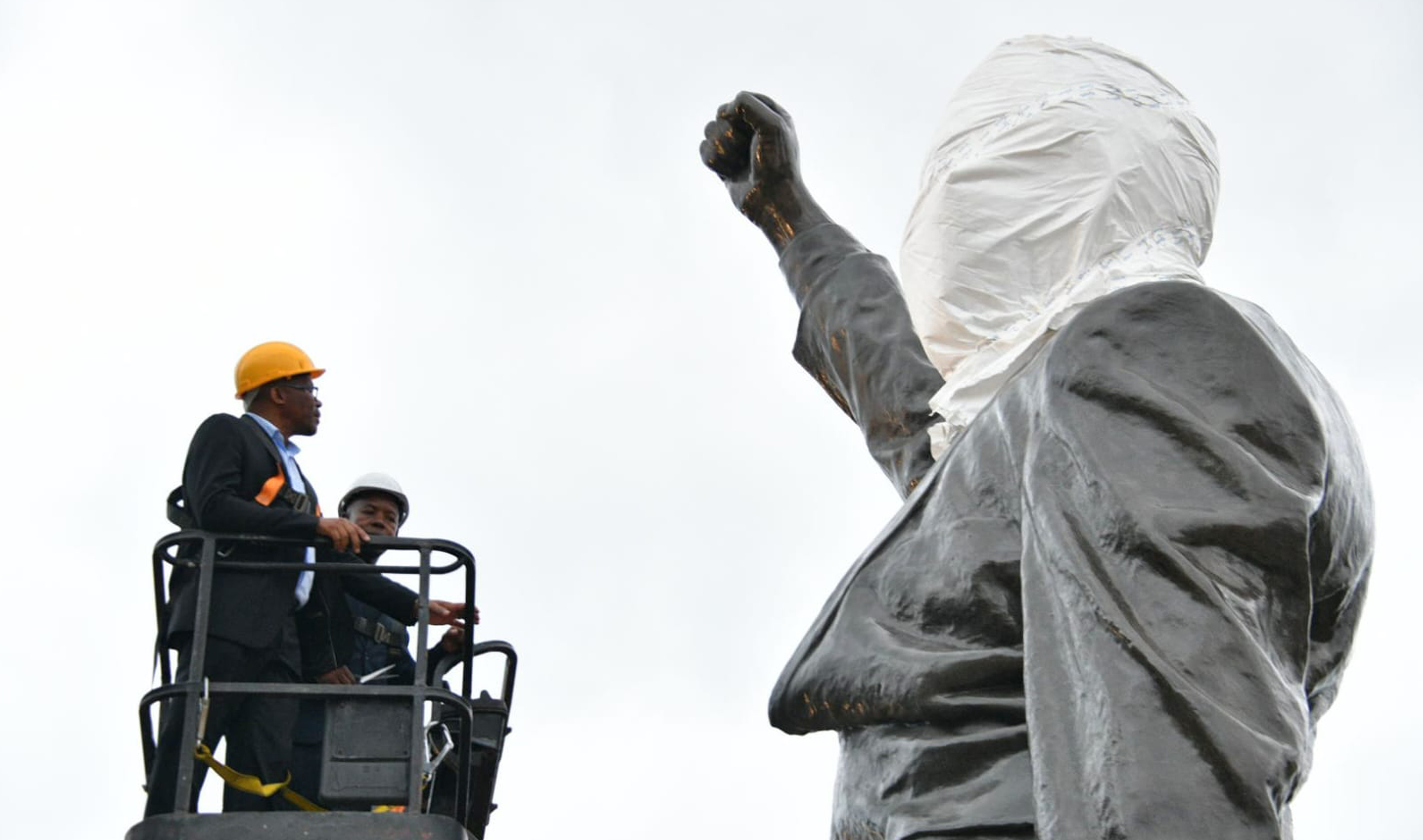 Mayor of eThekwini, Cllr Xaba Zulu on the Unveiling of the the Statues of Nelson Mandela and OR Tambo in Durban