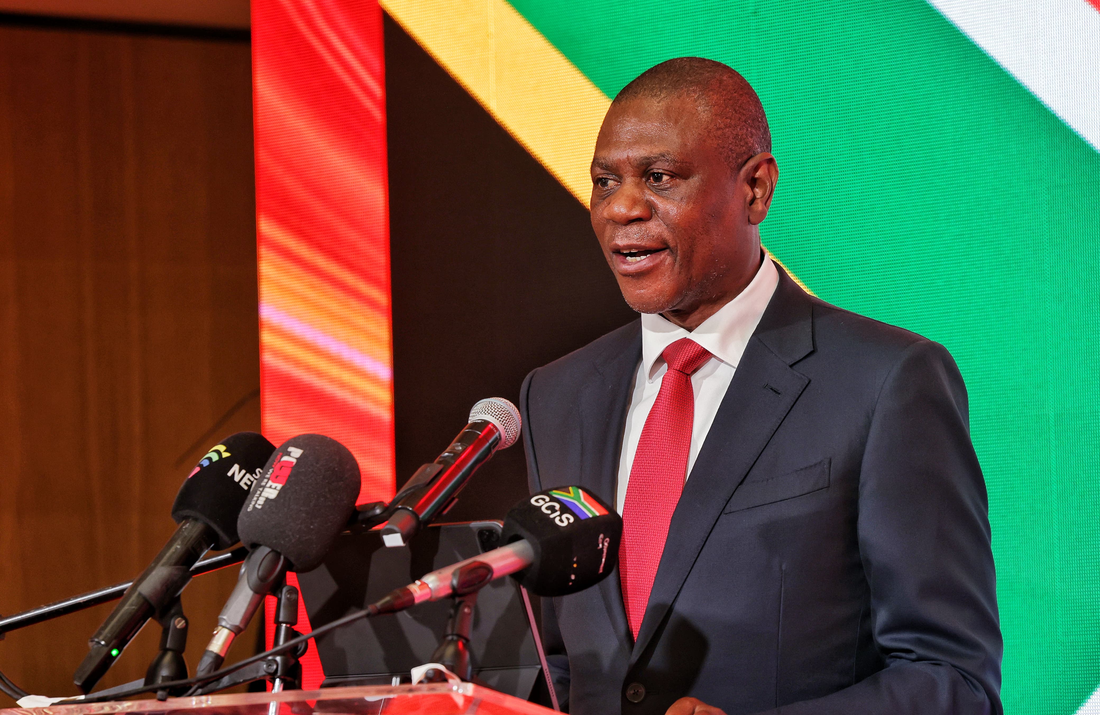 Deputy President Paul Mashatile addresses the T20 Africa High Level Policy Dialogue