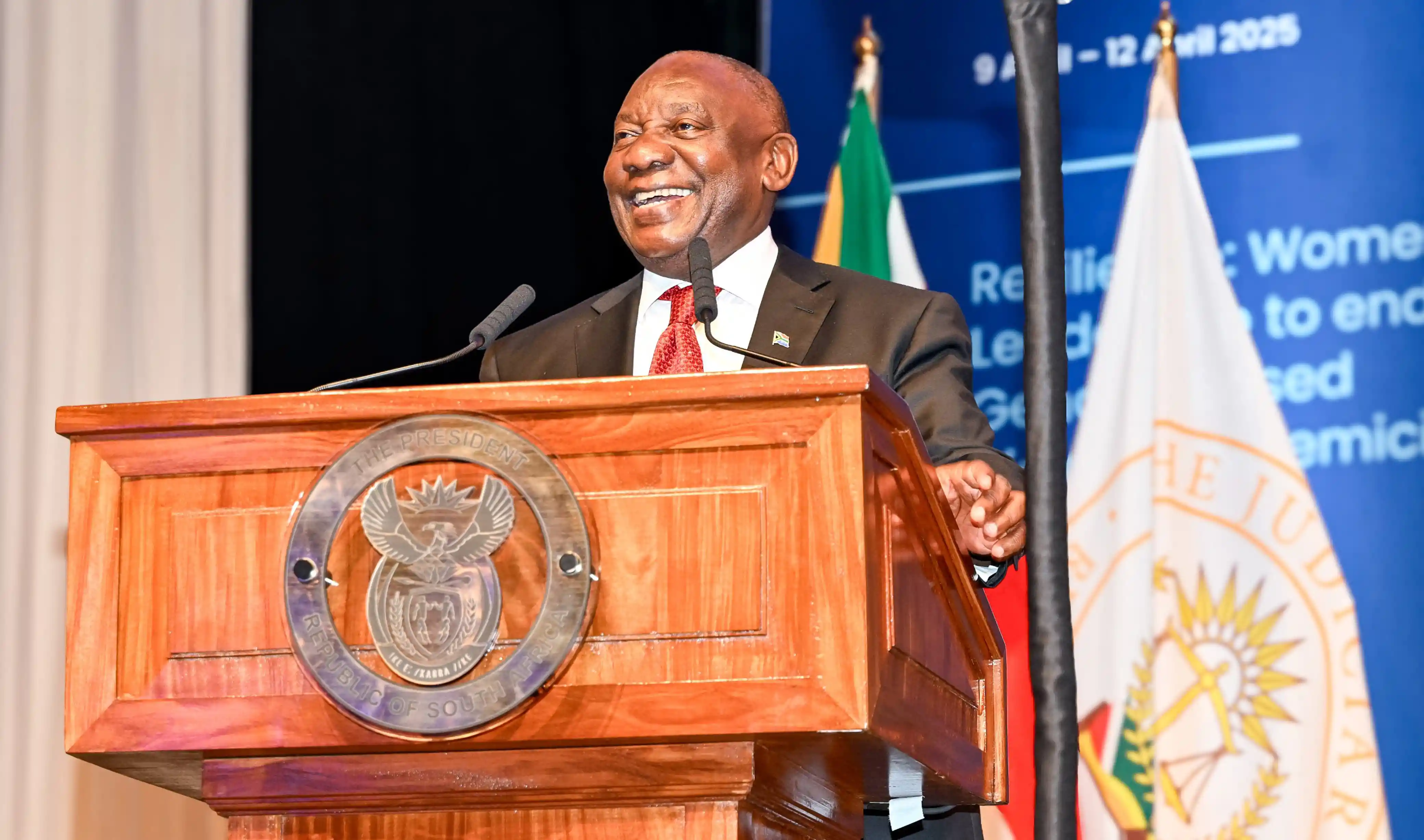 President Cyril Ramaphosa addresses the 17th IAWJ Biennial Women Judges Conference 3