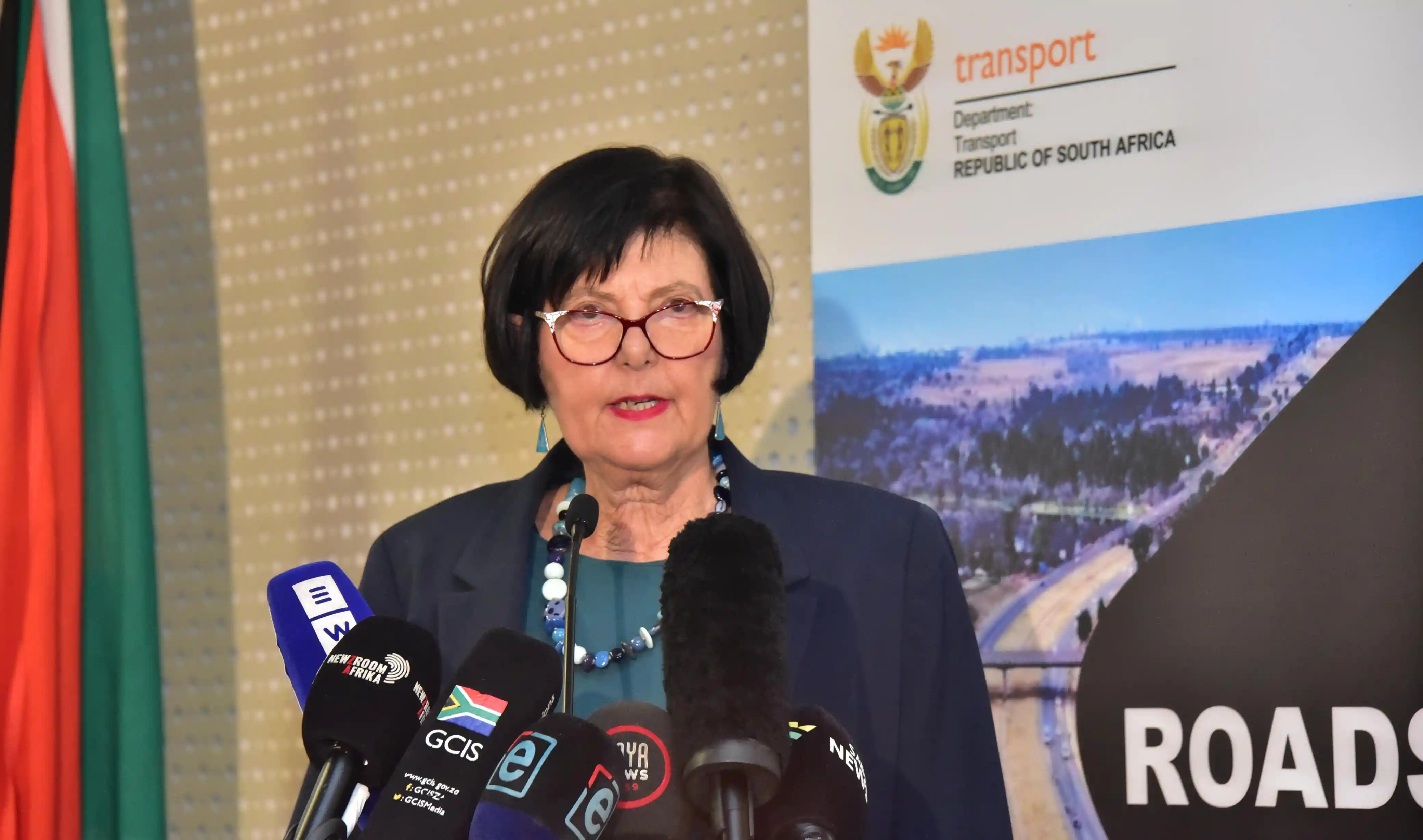 Minister of Transport, Ms, Barbara Creecy briefs media on Road Safety report for Easter Period